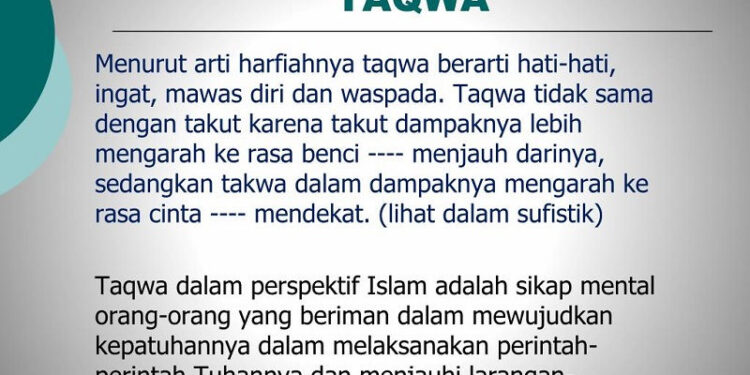 Pengertian Takwa