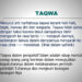 Pengertian Takwa