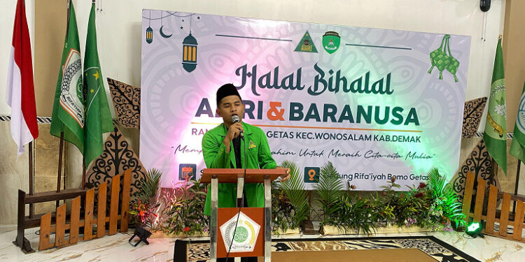 Halal Bihalal AMRI dan BARANUSA Ranting Bomo Getas: Pererat Silaturahmi Antar Pemuda Rifa’iyah