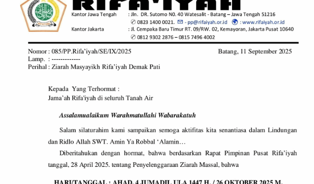 Ziarah Masyayikh Rifaiyah