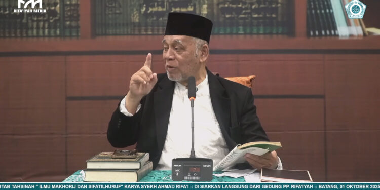 PP Rifa’iyah Gelar Pengajian Selapanan Ketiga, KH Chaeruddin Tekankan Pentingnya Tahsin Bacaan Al-Qur’an