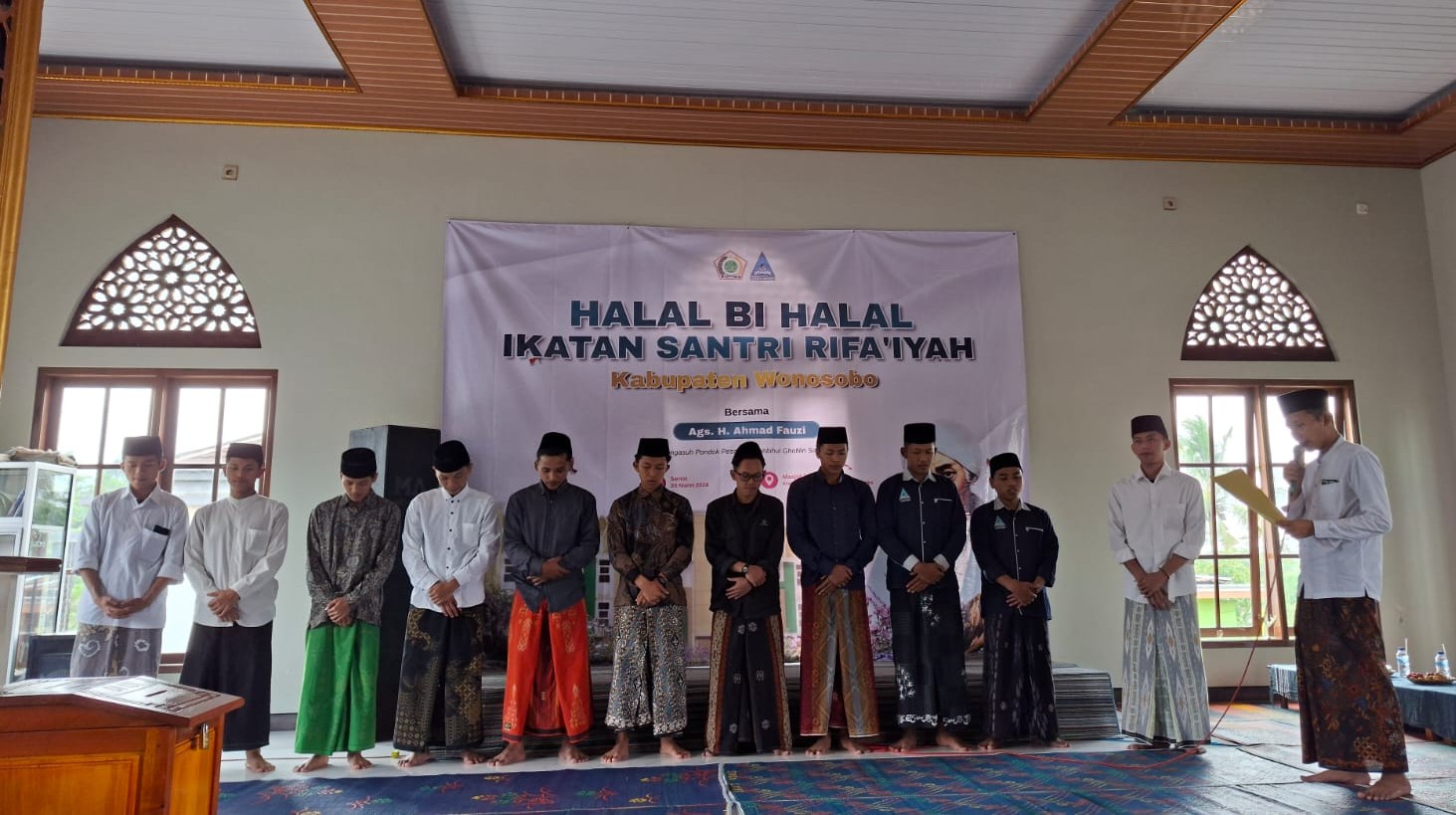 Khakam Alwi Resmi Nahkodai PD ISR Wonosobo, Santri Ditekankan Menjadi Penerus Perjuangan Bangsa