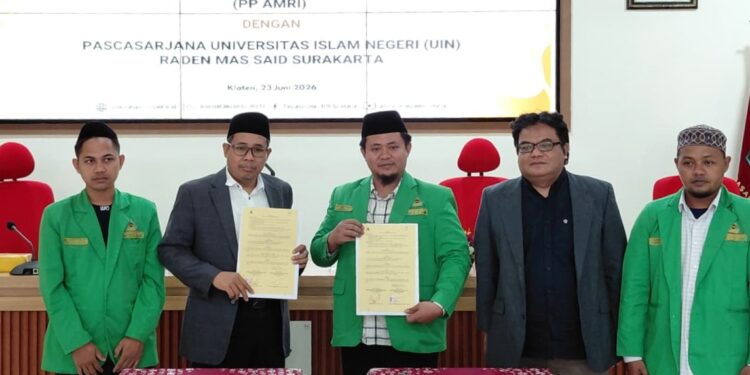 PP AMRI dan Pascasarjana UIN Raden Mas Said Surakarta Perkuat Kerja Sama Akademik, Siapkan Simposium Nasional Pemikiran KH. Ahmad Rifa’i