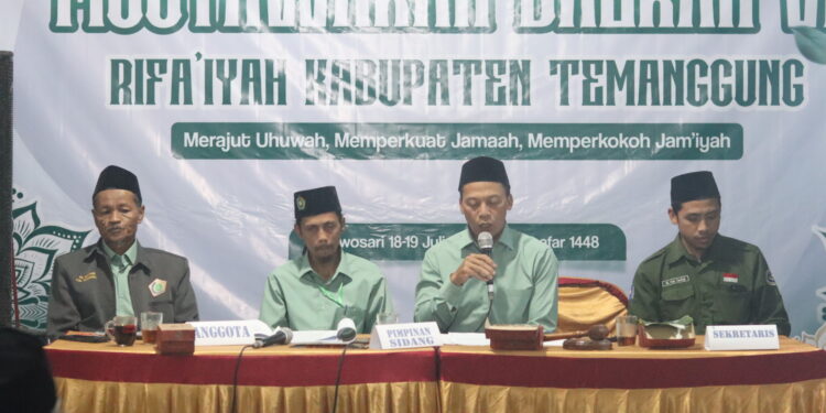 MUSDA VII Rifaiyah Temanggung Berlangsung Dinamis, Shobikun Terpilih Pimpin PD Rifaiyah 2026–2031