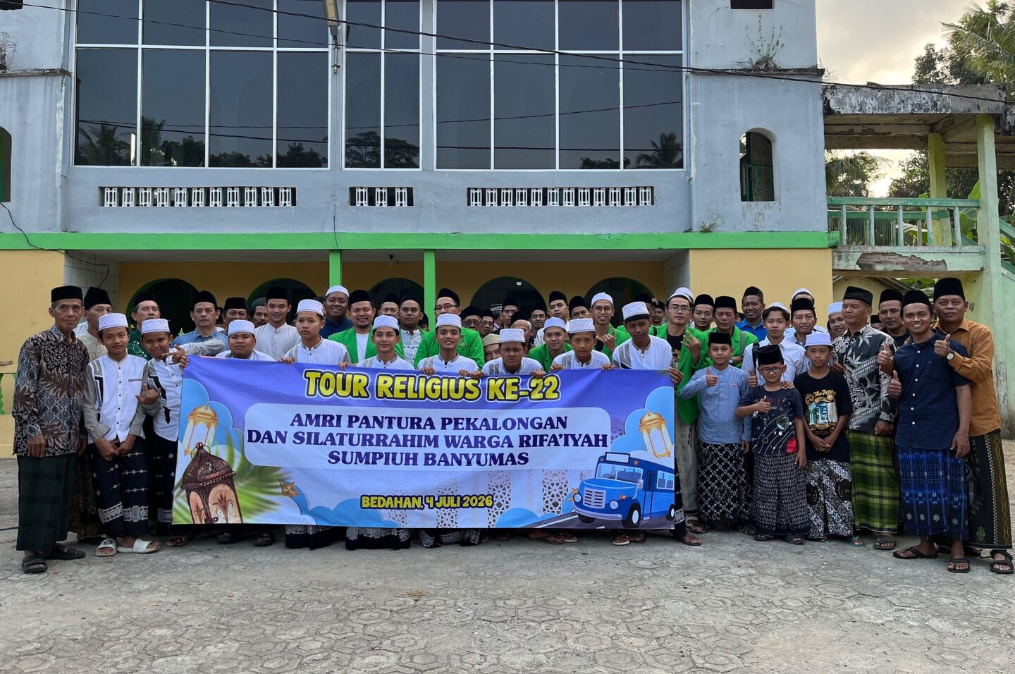 Tour Religi AMRI Pantura Bersama PP AMRI Lahirkan Kepengurusan Baru Rifa’iyah dan AMRI Banyumas