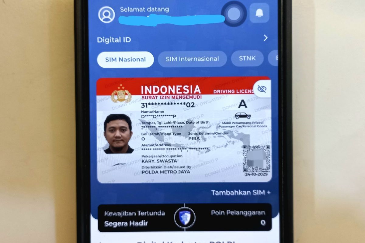 Tak Bawa Kartu SIM, Apakah Cukup Tunjukkan SIM Digital?