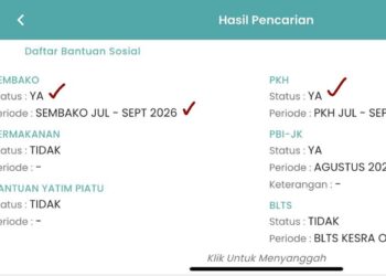 Cek Bansos Kemensos Oktober 2026 Lewat HP, Cukup Pakai NIK KTP