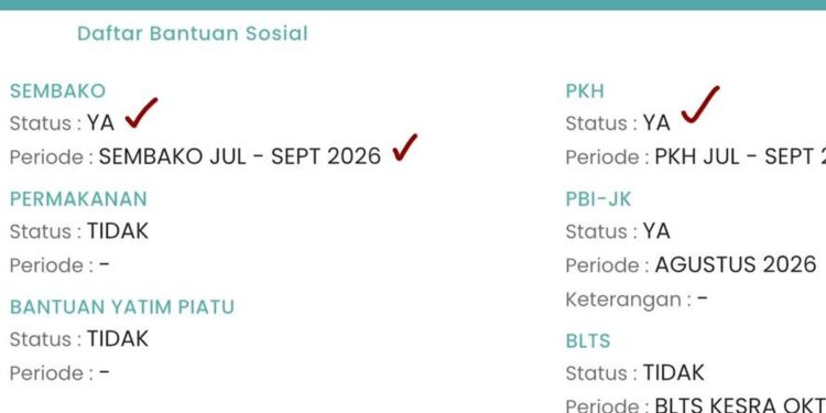 Cek Bansos Kemensos Oktober 2026 Lewat HP, Cukup Pakai NIK KTP